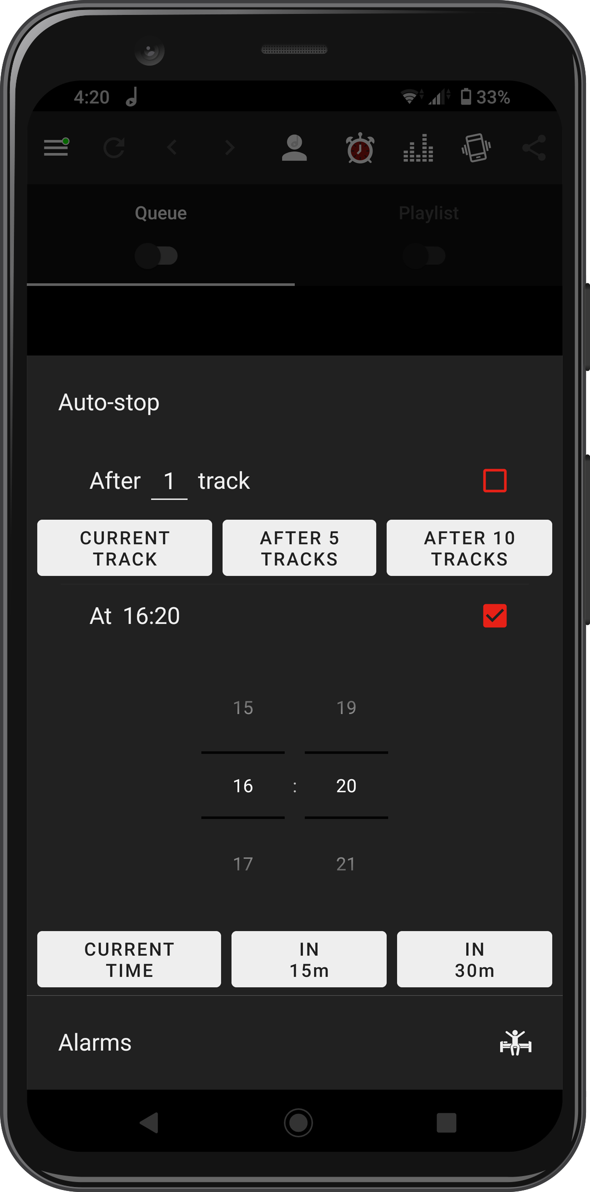 Android screenshot preview