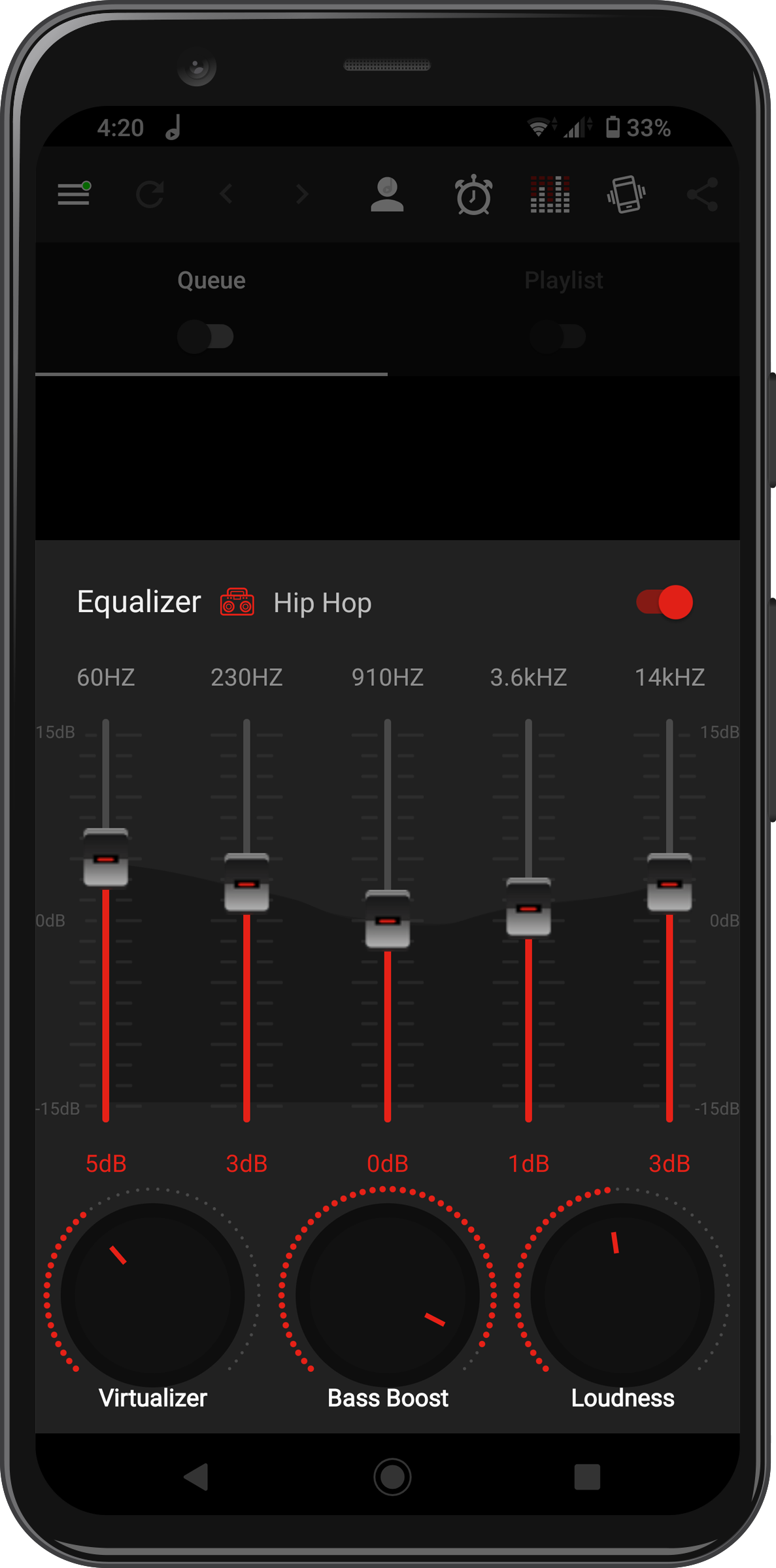 Android screenshot preview