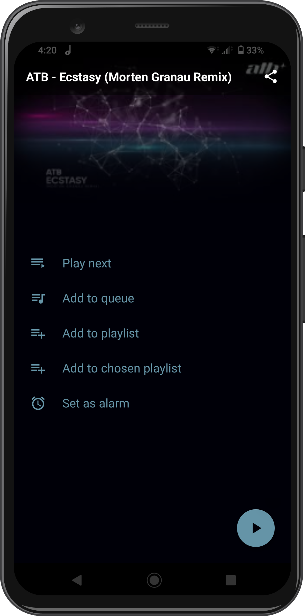 Android screenshot preview