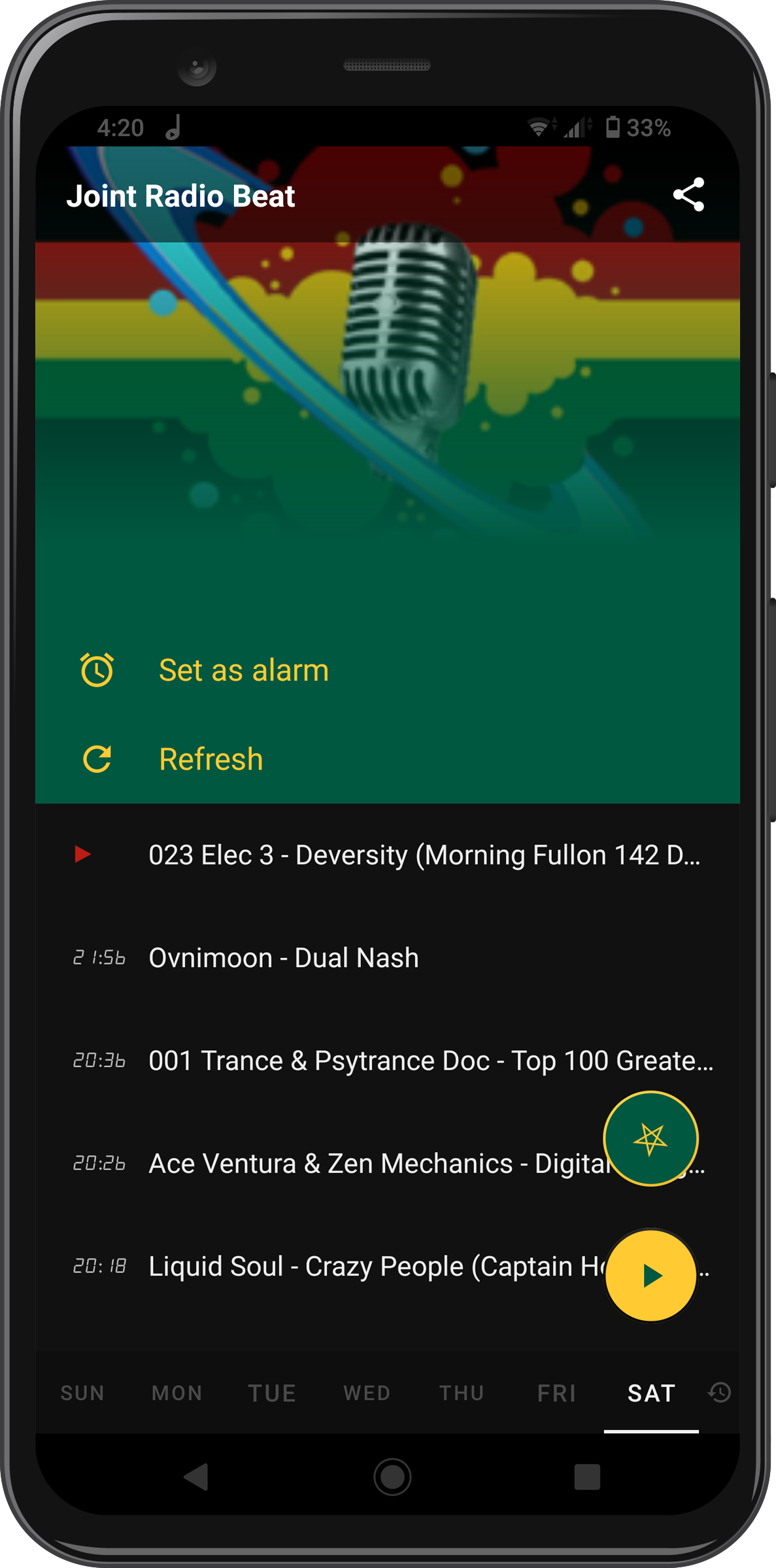 Android screenshot preview